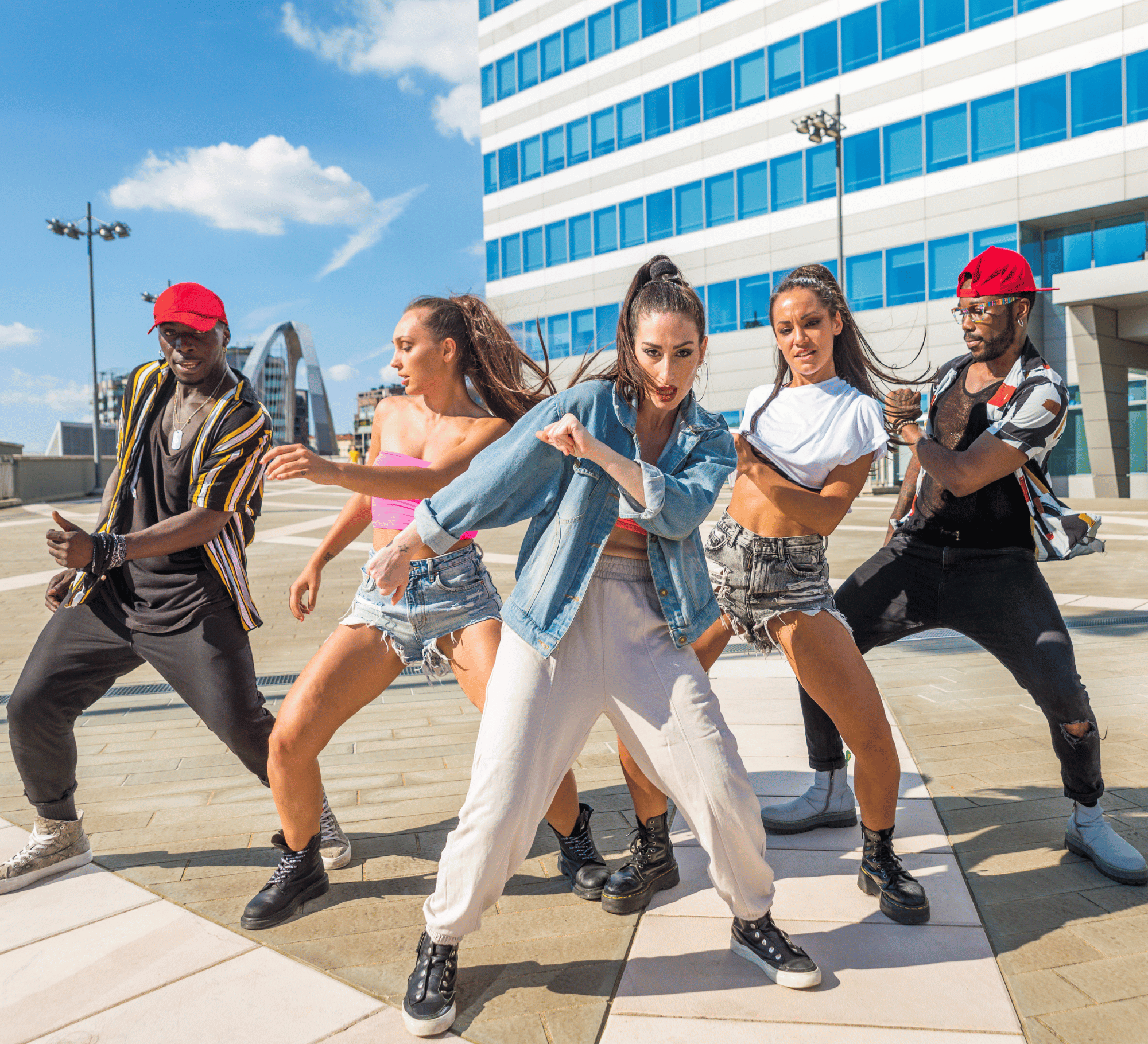 Teenage hip hop classes at Simone's School of Performing Arts in Berkeley Vale.