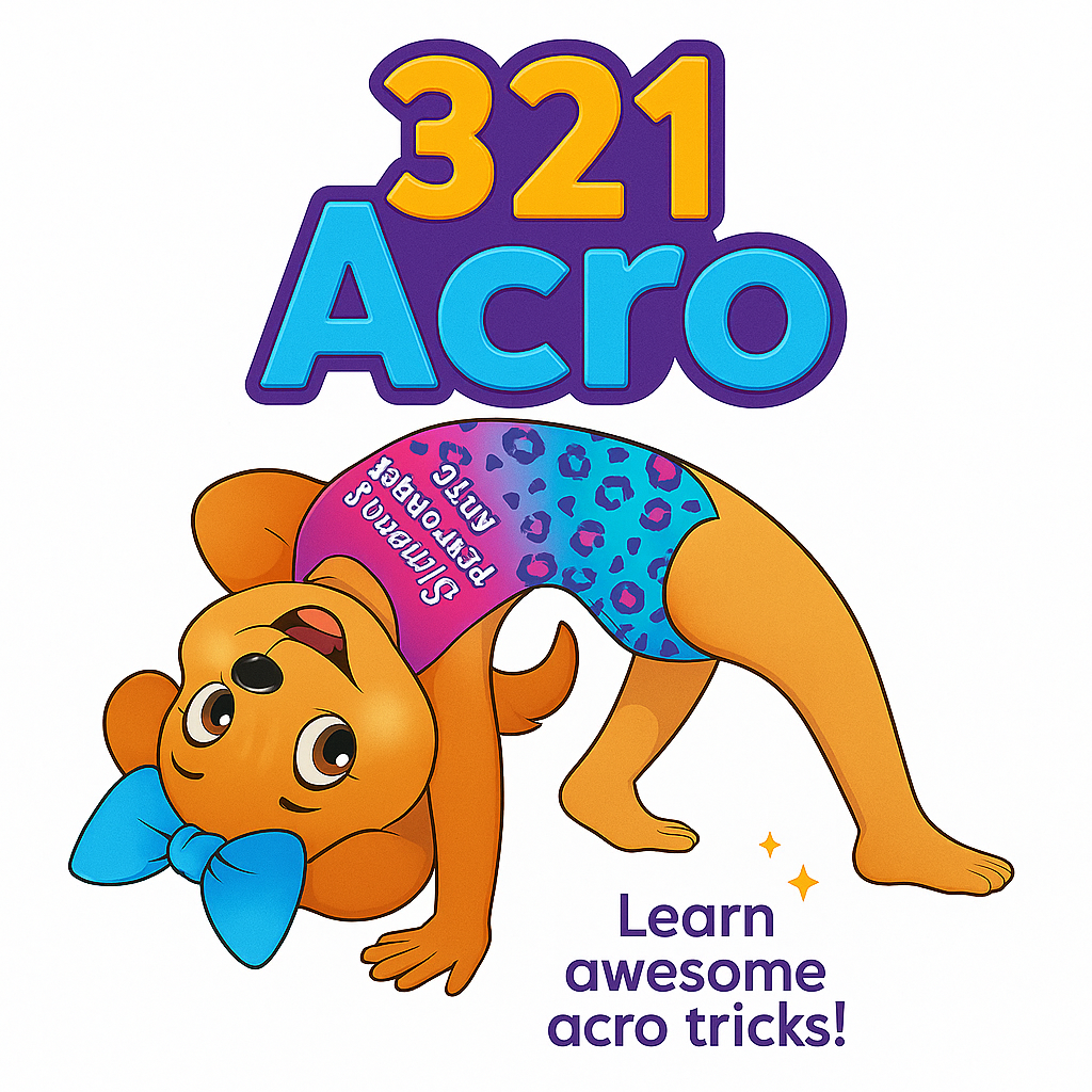 Preschool kids in the Lil Acro class at Simone's School of Performing Arts in Berkeley Vale, enjoying acro dance for kids