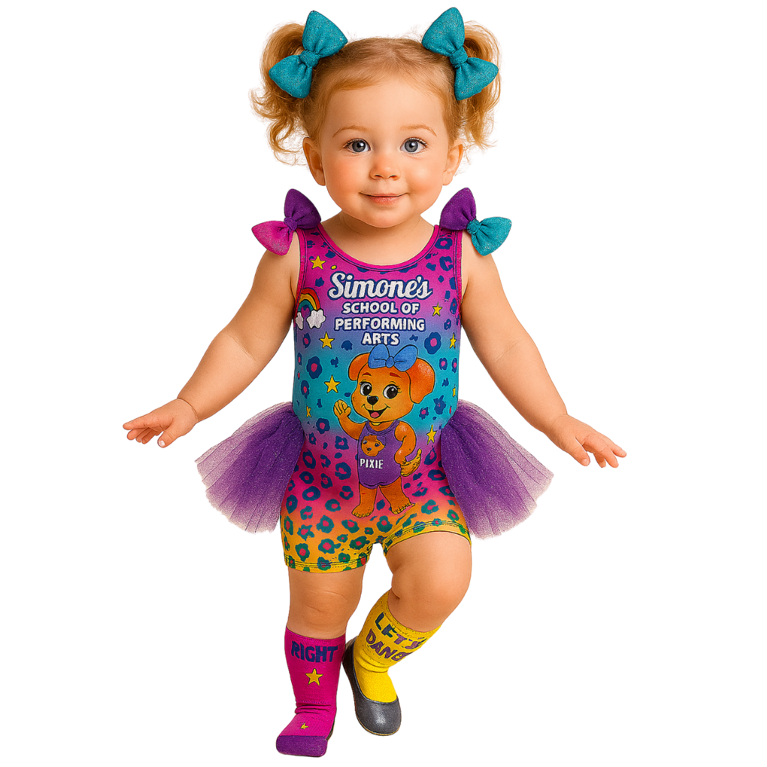 Preschooler in Lil Ballet class at Simone's School of Performing Arts in Berkeley Vale, enjoying ballet for kids.