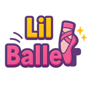 Lil Ballet logo for Simone's School of Performing Arts in Berkeley Vale, representing ballet classes for preschool kids.
