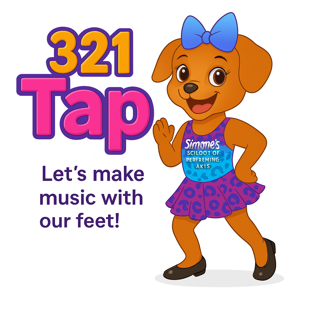 Preschool students loving their Lil Tap class at Simone's School of Performing Arts in Berkeley Vale, enjoying tap dance for kids.